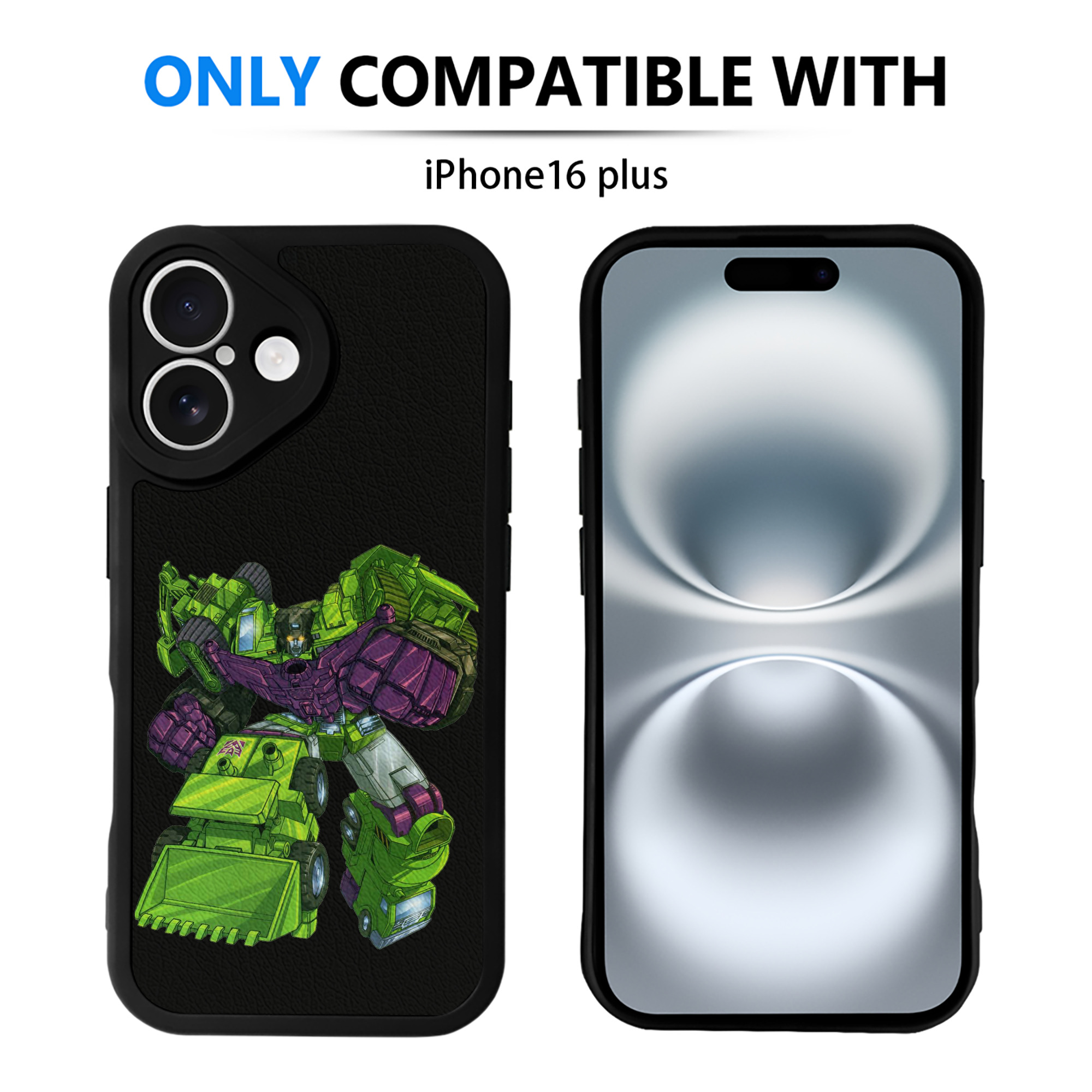 （画像用）  【iPhone 16シリーズ対応】シリコンスマホケース（レザー調） 材質：シリコン